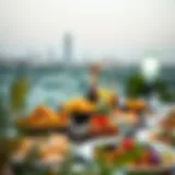 Traditional Iftar spread showcasing a variety of dishes
