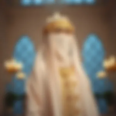 Traditional Emirati abaya adorned with intricate embroidery