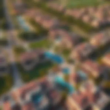 Aerial View of the Fairway Villas Community Aerial view of the Fairway Villas community