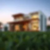 Stunning farmhouse architecture in Dubai showcasing modern design
