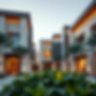 Elegant exterior view of Forest Villas showcasing modern architecture