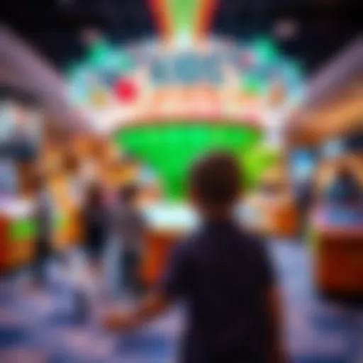 Children enjoying interactive exhibits at Dubai Mall