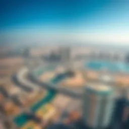 Aerial view of Mohammed Bin Rashid City showcasing its vast landscape