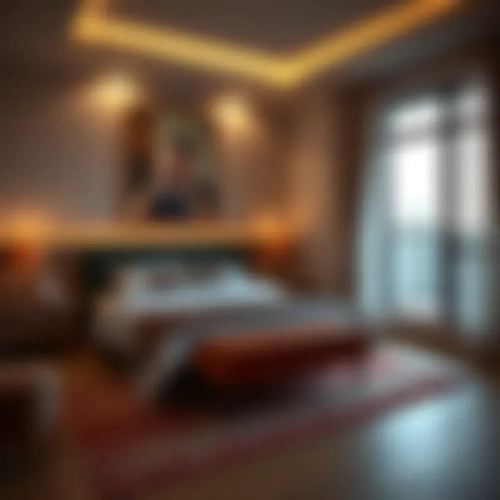 Cozy Hotel Apartment Bedroom Cozy bedroom setup in a hotel apartment in Mankhool