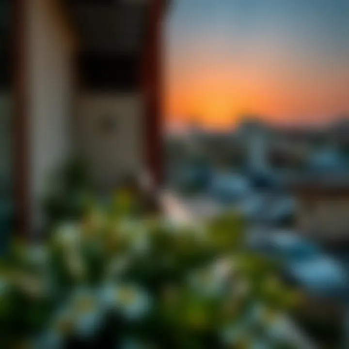 Scenic View from Hotel Apartment Balcony Scenic view of Mankhool neighborhood from hotel apartment balcony