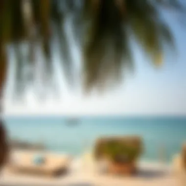 Serene Arabian Gulf Coastline The tranquil waters of the Arabian Gulf with a scenic coastline, perfect for relaxation