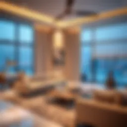 Luxurious living space in Nobu Residences