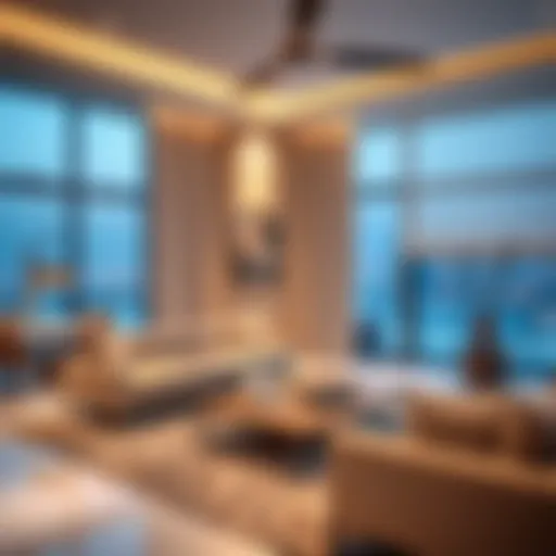 Luxurious living space in Nobu Residences