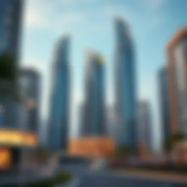 Future Developments in Dubai A conceptual illustration of a real estate development project