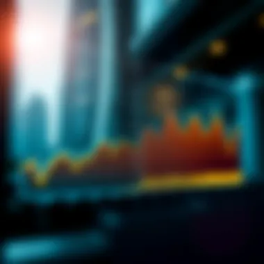 Analyzing Market Trends A digital graph showing trends in Dubai's real estate market