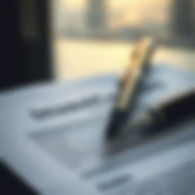 Understanding Investment Contracts A close-up of a real estate investment contract with a pen