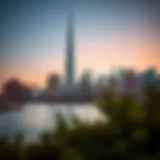 Stunning skyline view of One Zabeel