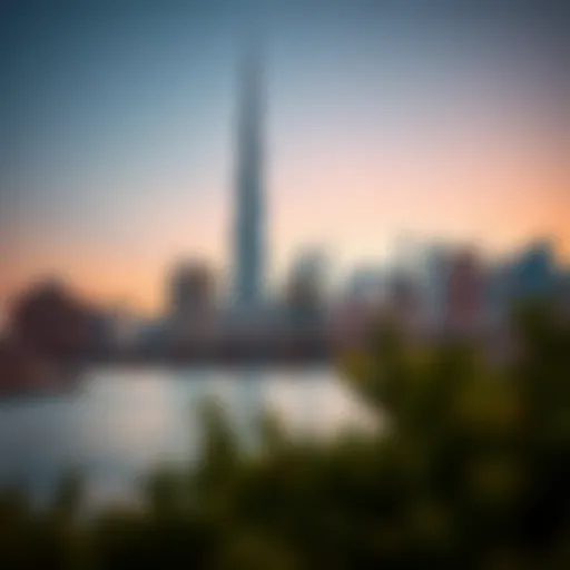Stunning skyline view of One Zabeel