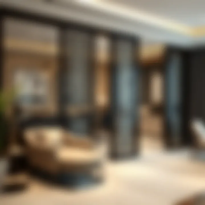 Chic Interior of Partition Rooms Stylish interior of a partition room