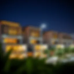 Stunning architectural view of قرية الفرسان showcasing modern designs