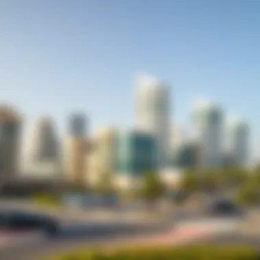 Commercial District of Reem Island Commercial district of Reem Island highlighting potential investment opportunities
