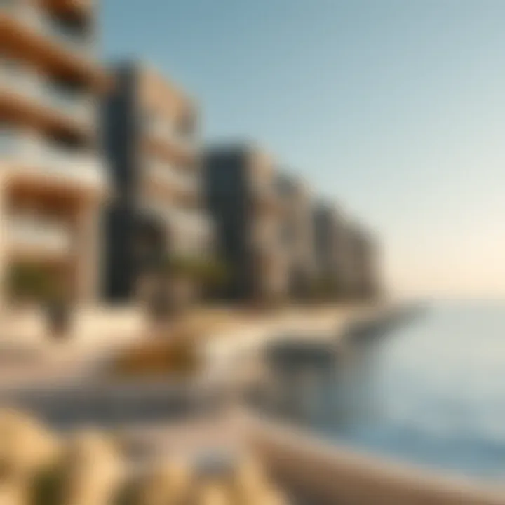 Luxurious residential complexes on Reem Island with stunning sea views