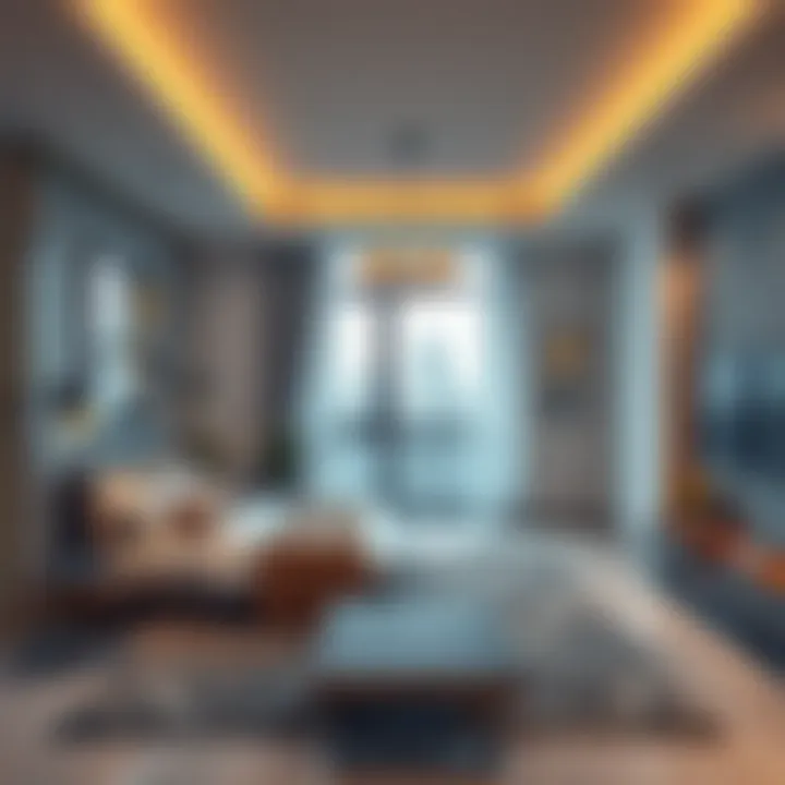 Modern Room Interior in Al Khail Gate Modern room interior in Al Khail Gate