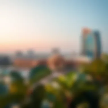 A panoramic view of شارع السيف showcasing its architectural beauty