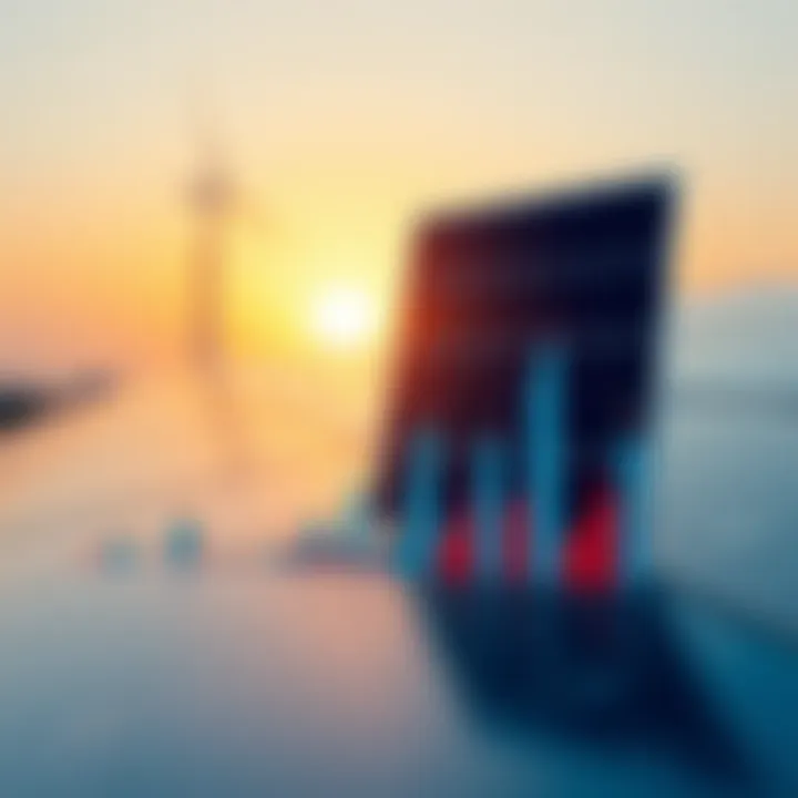 Graph showing solar panel price trends in Dubai