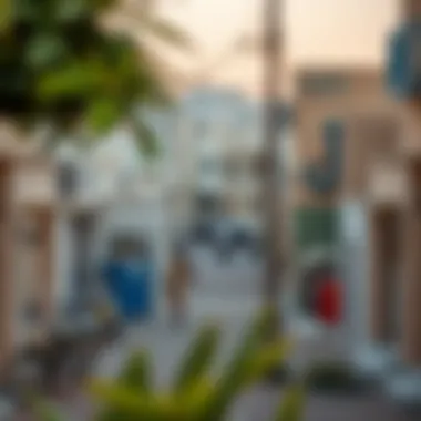 Local neighborhood in Al Qusais