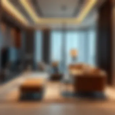 Sophisticated Studio Interior in Dubai Elegant studio interior design in Dubai