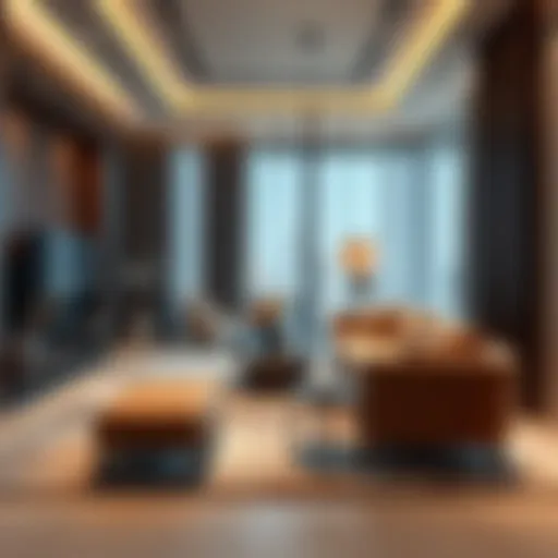 Sophisticated Studio Interior in Dubai Elegant studio interior design in Dubai