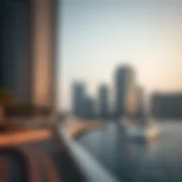 Stunning view of The Address JBR overlooking the waterfront