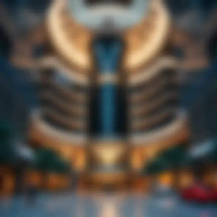Stunning architectural view of the Atrium Center