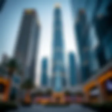 Architectural Elegance of B2B Tower Stunning architectural view of the B2B Tower