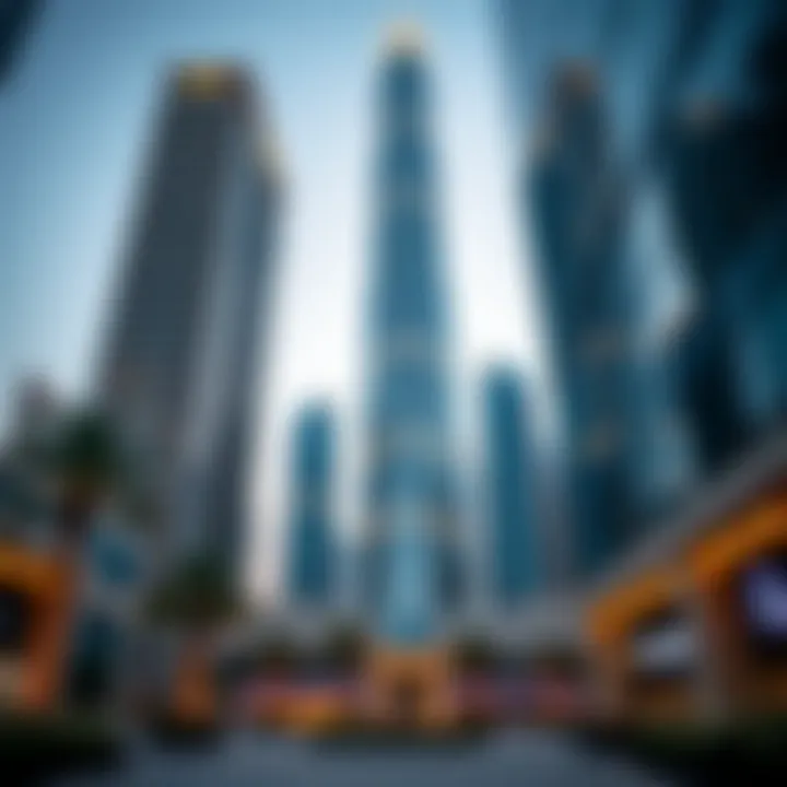 Architectural Elegance of B2B Tower Stunning architectural view of the B2B Tower