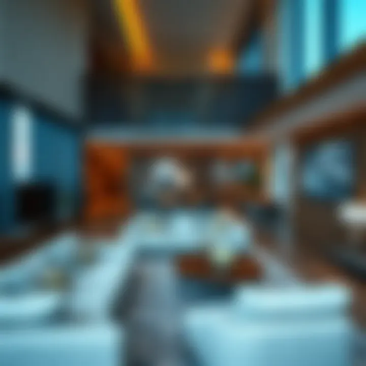 Modern living spaces within CI Tower
