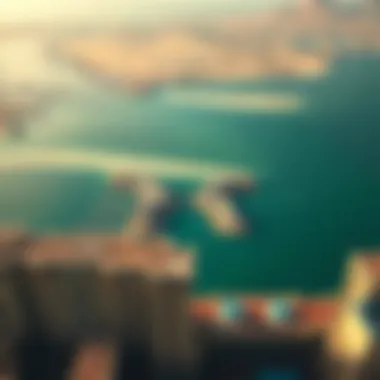 The grandeur of the Palm Jumeirah from a bird's eye view