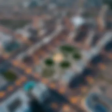 Aerial view of Muailah highlighting investment potential zones