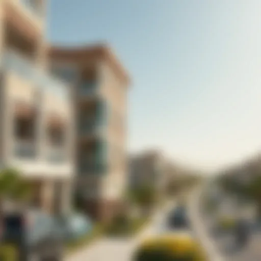 A panoramic view of Muailah showcasing its residential architecture