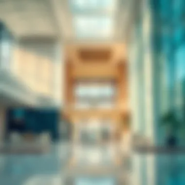 Modern Interior Design of the Liwa Building Inside the Liwa Building highlighting modern design elements