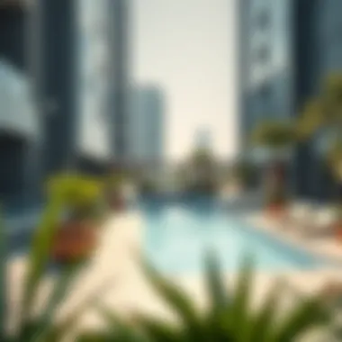 Surrounding areas of the Liwa Building showcasing lifestyle and amenities