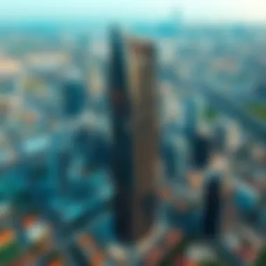 Aerial view of Barsha Heights