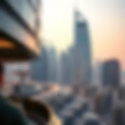 A futuristic view of Dubai's skyline showcasing innovative real estate