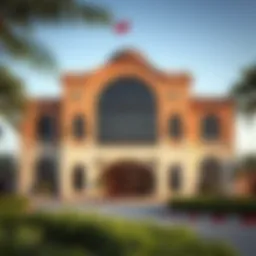 Exterior view of Umm Suqeim Post Office showcasing its architecture