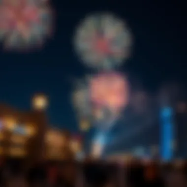 UAE Fireworks Celebrations Fireworks display during UAE national celebrations