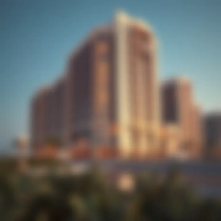 Architectural Masterpiece of Wasl Port Views Building 2 Stunning architectural design of Wasl Port Views Building 2 reflecting modern aesthetics