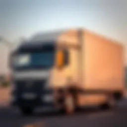 A sophisticated vehicle for furniture transport in Dubai
