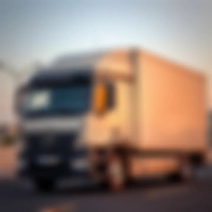 A sophisticated vehicle for furniture transport in Dubai