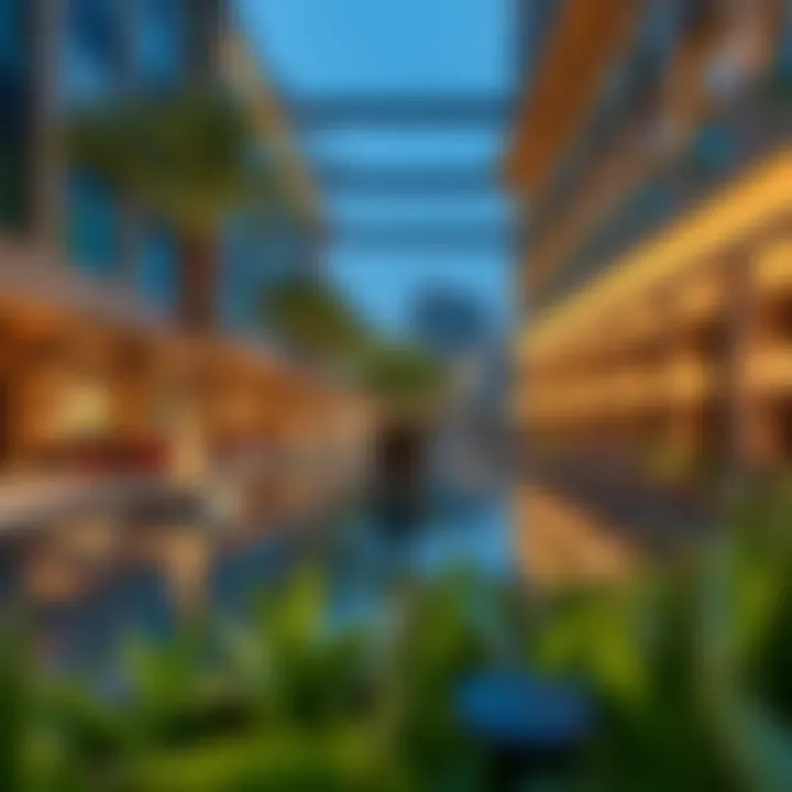 Amenities at Hyatt Galleria Dubai A panoramic view of the amenities available at Hyatt Galleria