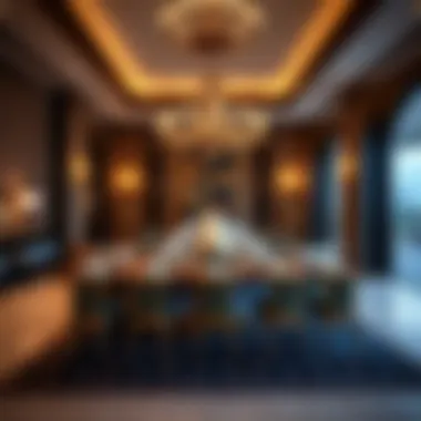 Elegant dining area showcasing luxury dining experience