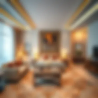 Lavishly designed interior of a suite at Imperium Zabeel Saray