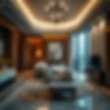 Luxurious suite in an Indian hotel in Dubai