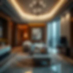 Luxurious suite in an Indian hotel in Dubai