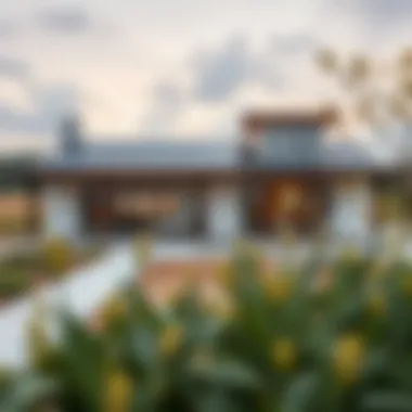 Innovative Layout of Agricultural Homes Innovative layout of a newly built agricultural home emphasizing space efficiency and comfort